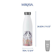 Mikasa x Tipperleyhill Insulated Bottle 500ml (Guinea Pig)