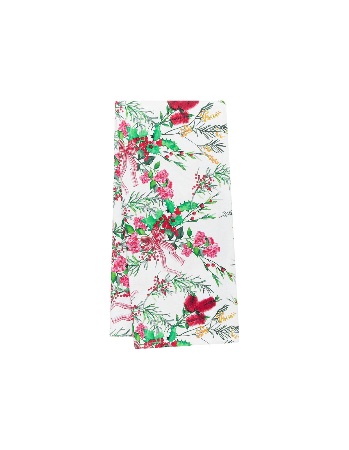 Maxwell & Williams Festive Flora Cotton Rectangular Tablecloth 270x150cm