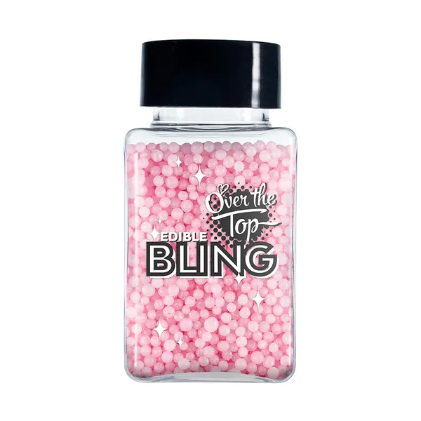 Over The Top Edible Bling Sprinkles - Pink 60g