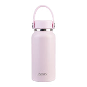 Oasis Stainless Steel Double Wall Insulated Mini Bottle 300ML Pink Lemonade
