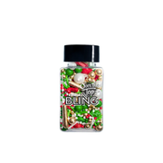 Over The Top Edible Bling Xmas Luxury Mix (Red,Green,Gold)