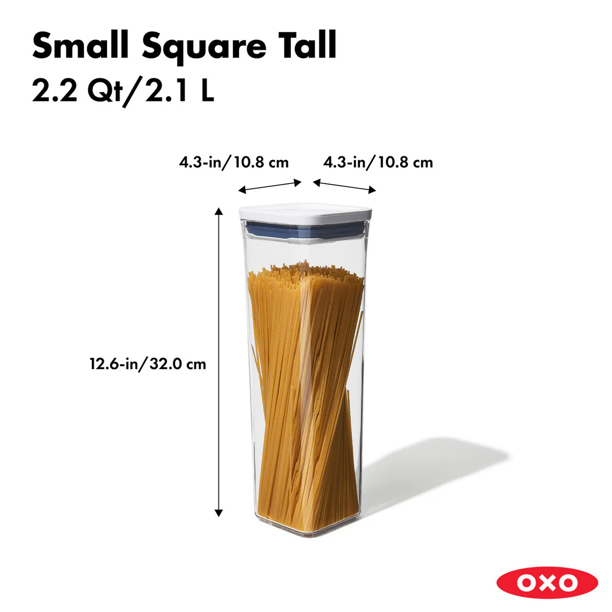 Oxo GG POP 2.0 Small Square, Tall 2.1 Litre