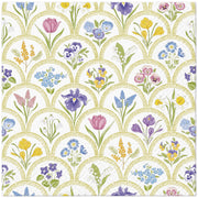 PAW Pack of 20 Napkins 33 x 33 cm - GARDEN MEDALLION PRINT
