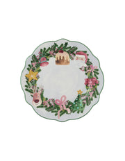 Maxwell & Williams Tis The Season Scallop Rim Plate 20cm Light Blue Gift Boxed