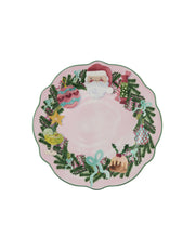 Maxwell & Williams Tis The Season Scallop Rim Plate 20cm Pink Gift Boxed