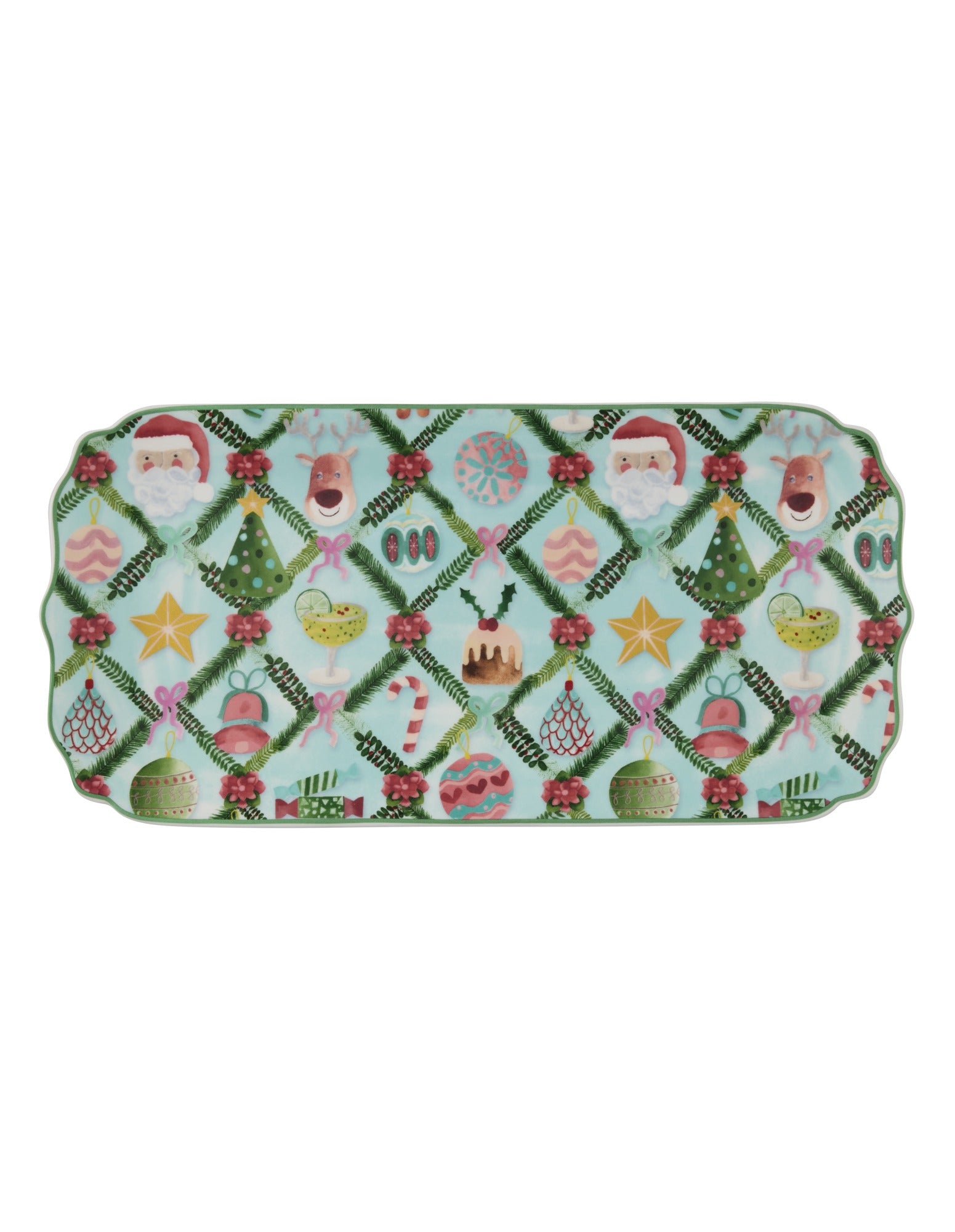 Maxwell & Williams Tis The Season Oblong Platter 30.5x15cm Gift Boxed
