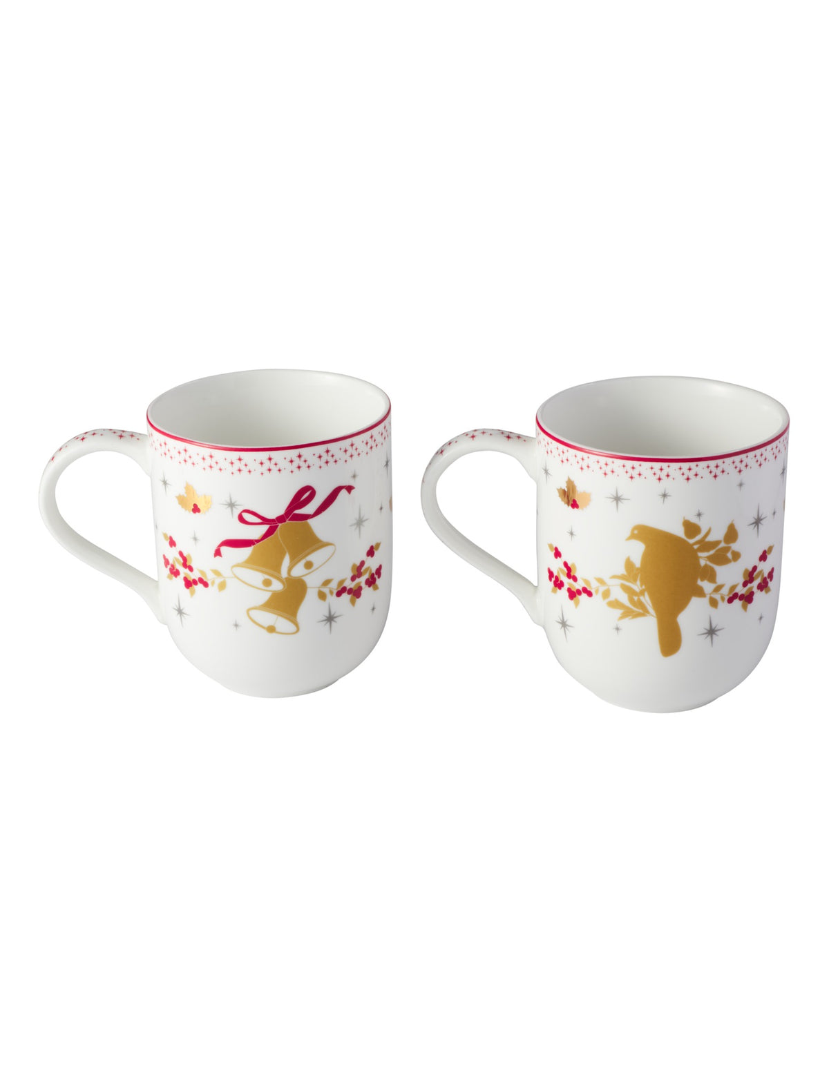 Maxwell & Williams  White Christmas 2026 Mug 400ML Set of 2 Assorted Gift Boxed