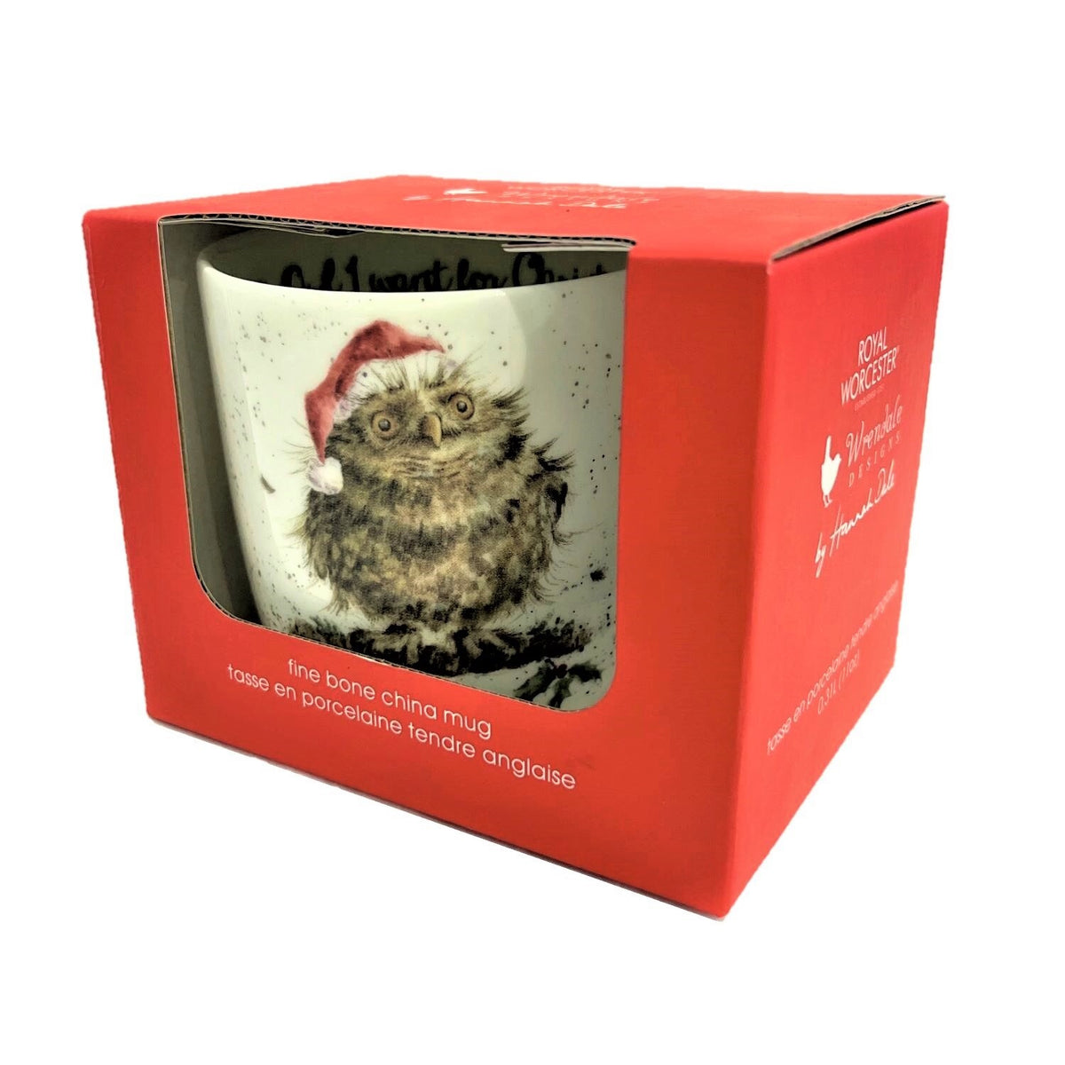 Royal Worcester Wrendale Designs - 0.31L/11Fl.oz Foxes Mug Night Before Christmas