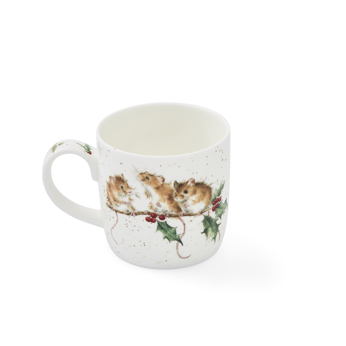 Royal Worcester Wrendale Designs - 0.31L/11Fl.oz Mice Mug Christmas