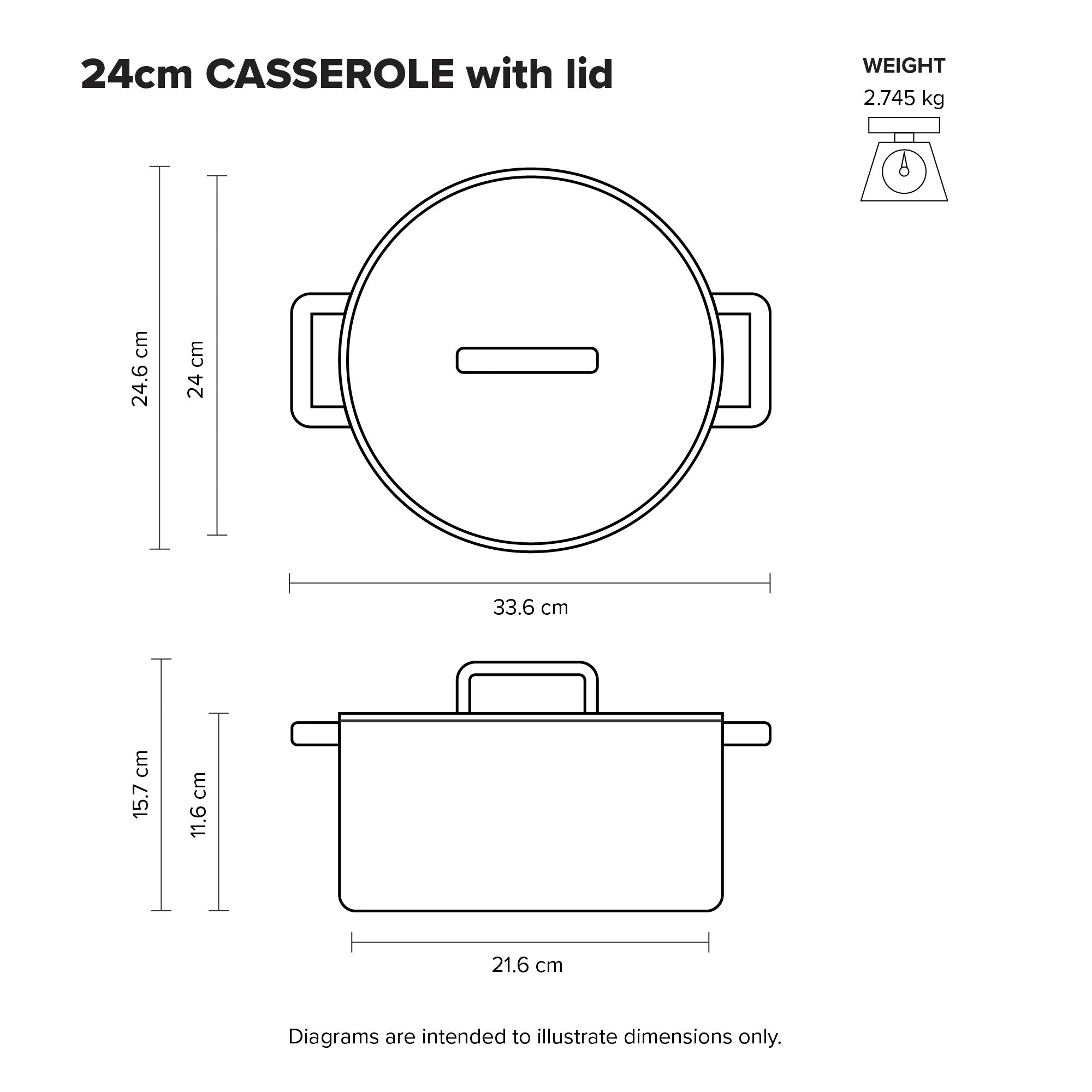 SCANPAN Elektra Dutch Oven 24cm/4.8L