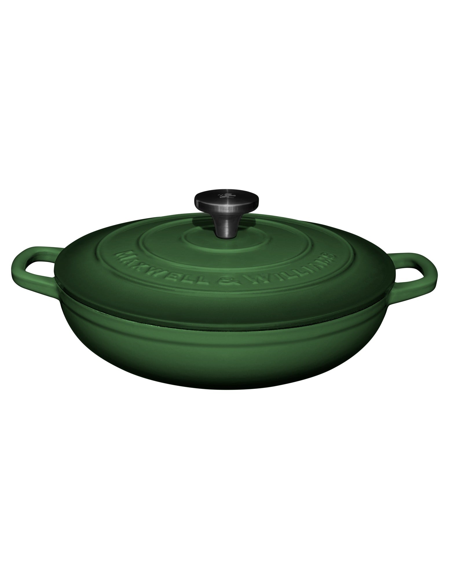 Maxwell & Williams Cast Iron Braiser English Racing Green 27cm / 3.3L Gift Boxed