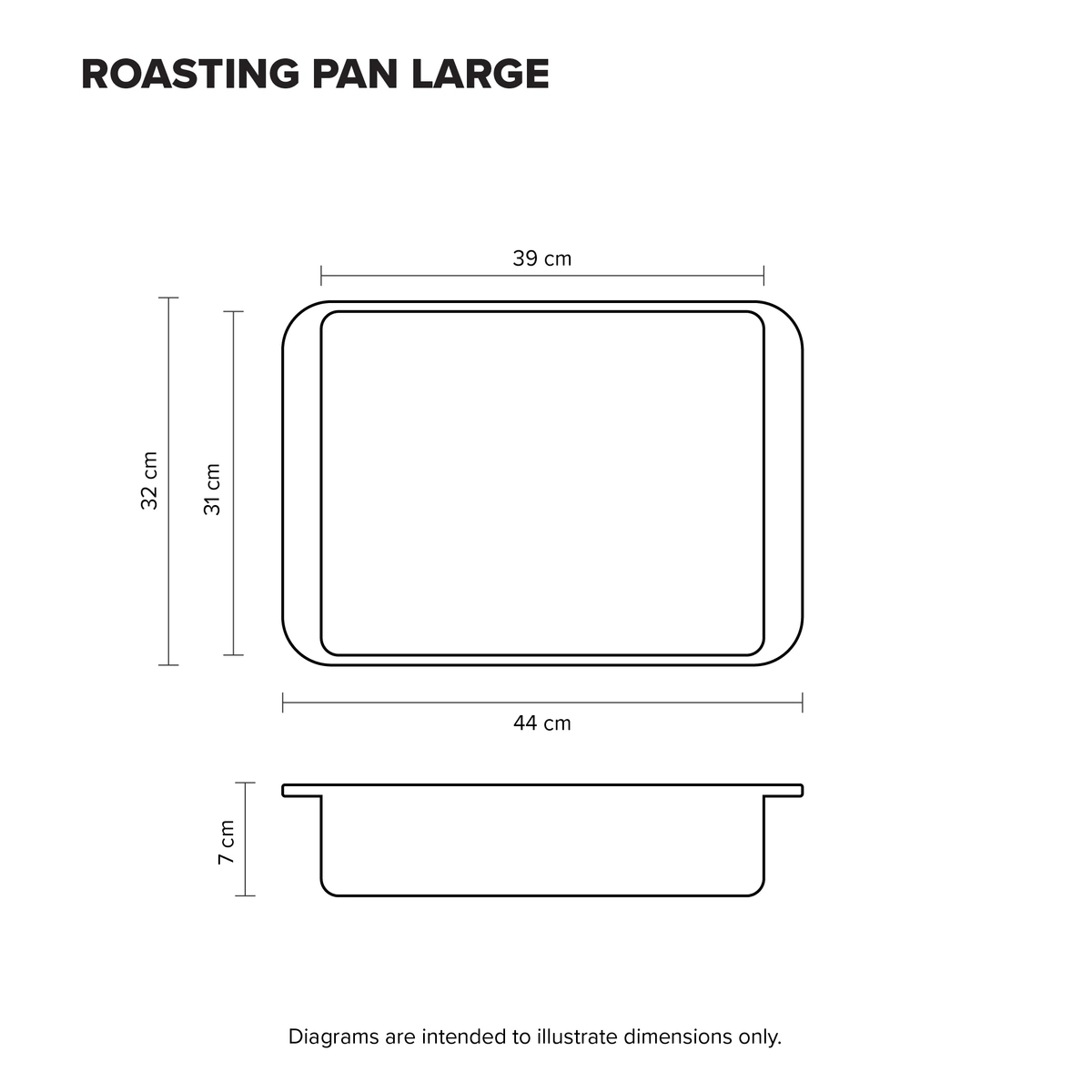 Scanpan – Elektra Clad Steel Roaster Large 39x31x7cm Stainless Steel