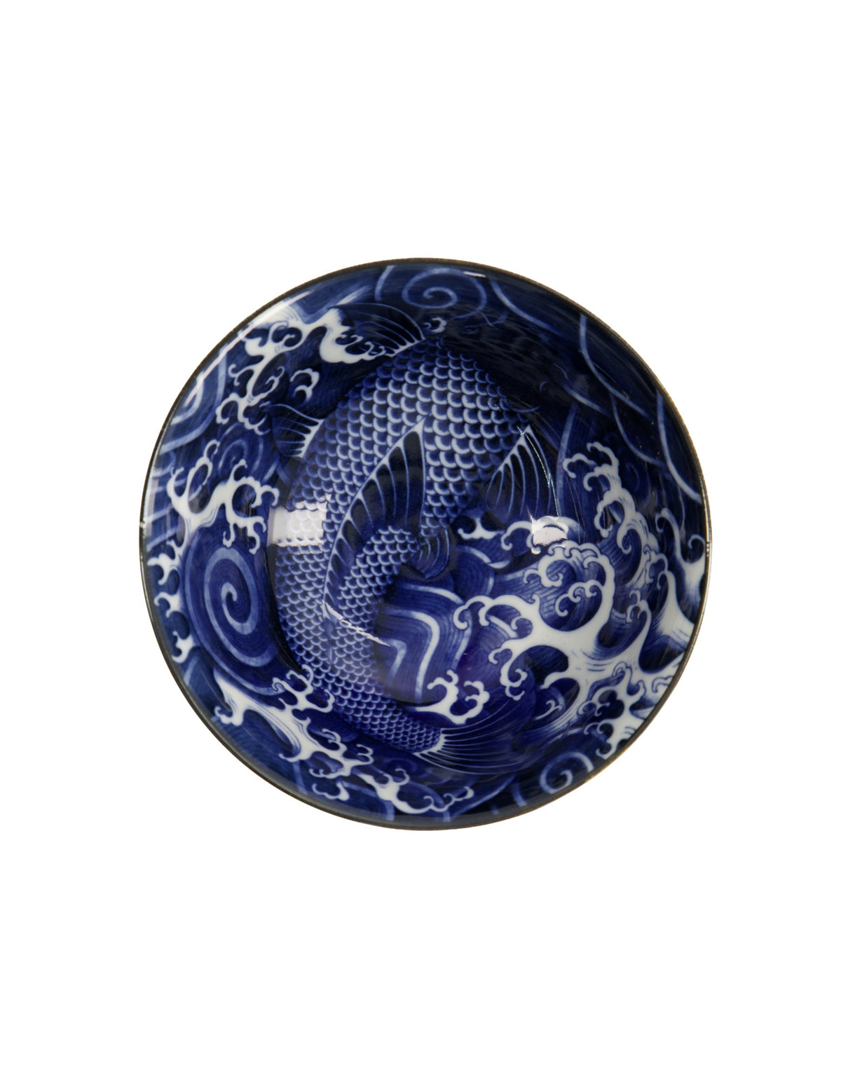 Tokyo Design Studio Japonism Tayo Bowl 14x6cm Blue Carp