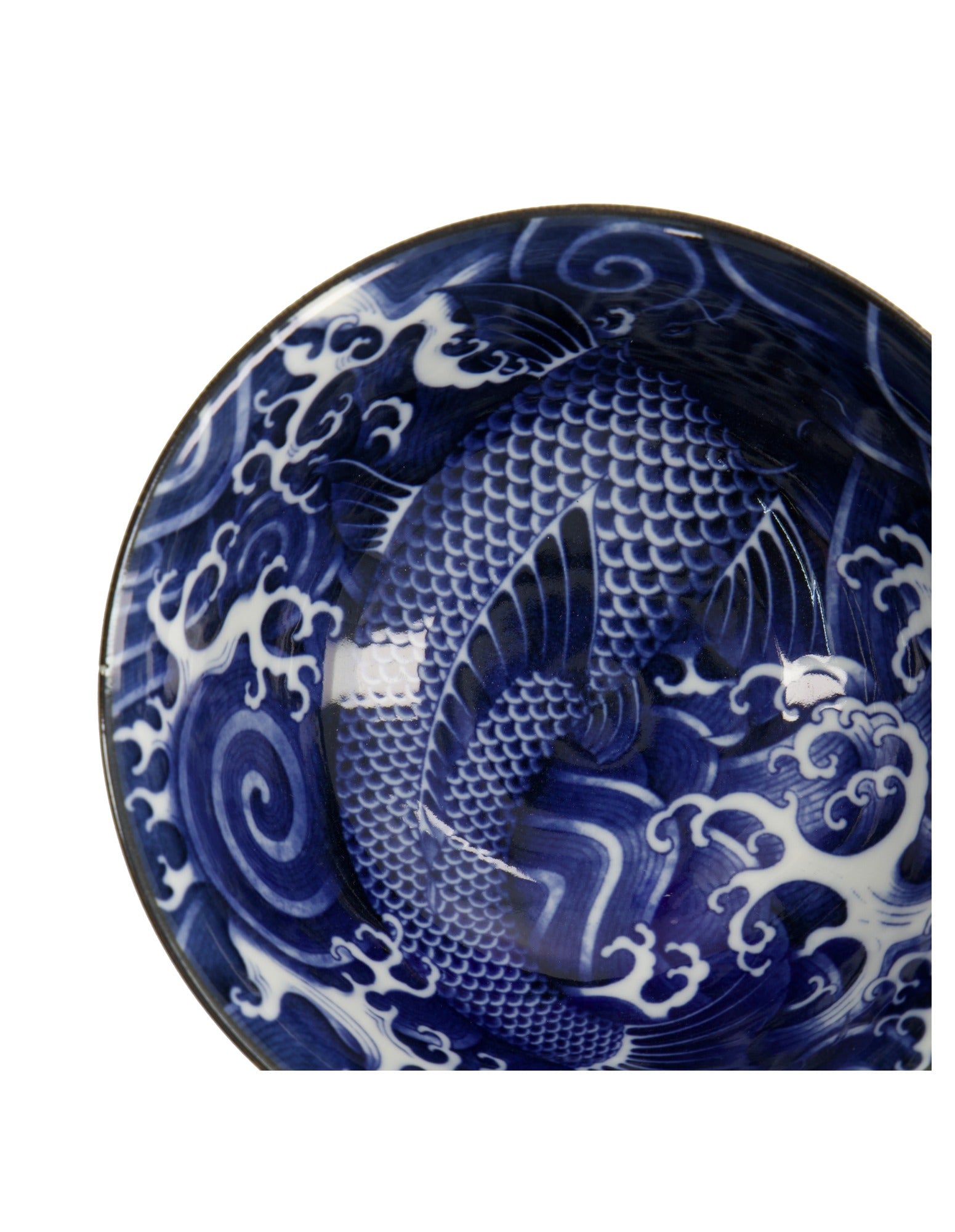Tokyo Design Studio Japonism Tayo Bowl 14x6cm Blue Carp