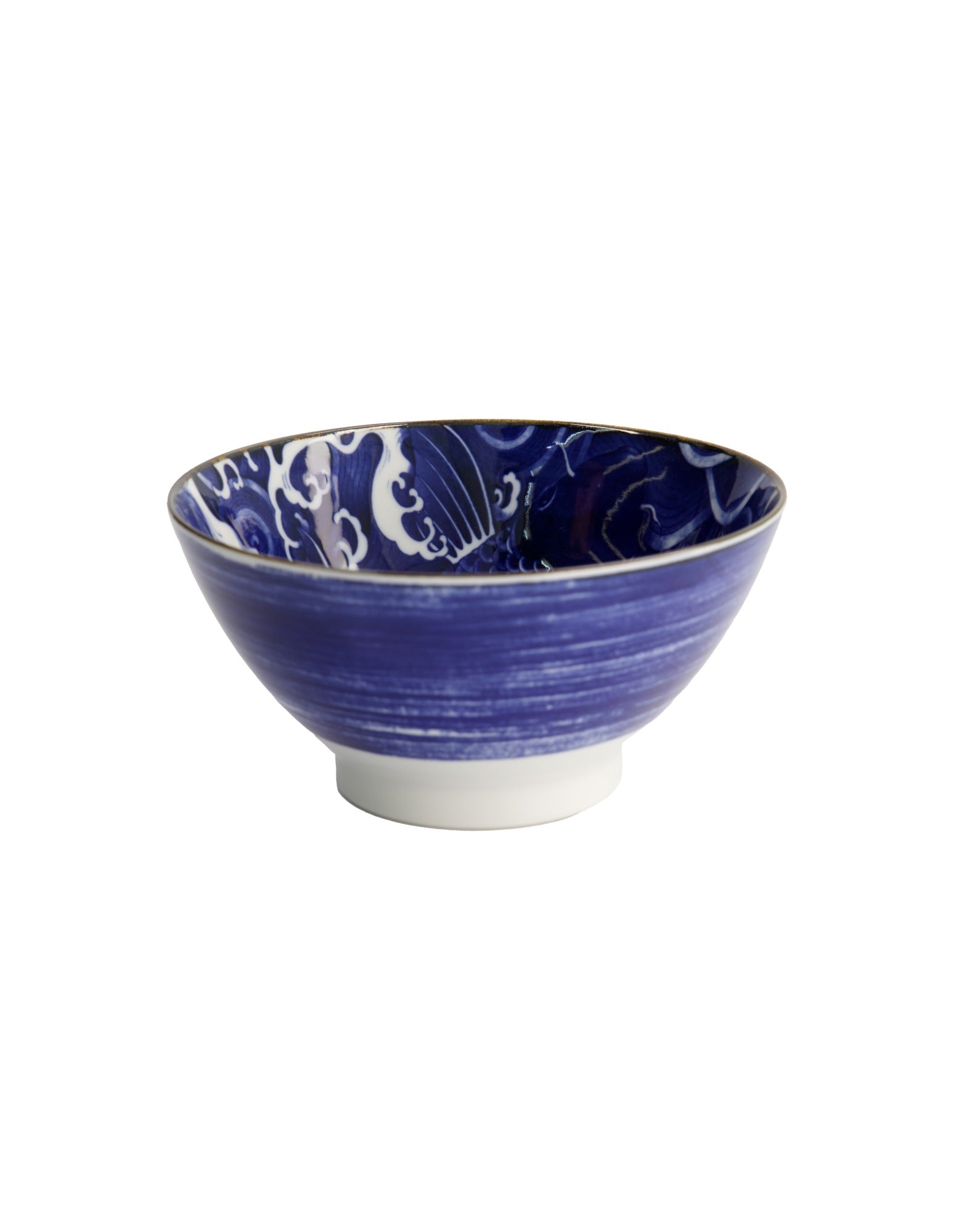 Tokyo Design Studio Japonism Tendon Bowl 17x8cm Blue Carp