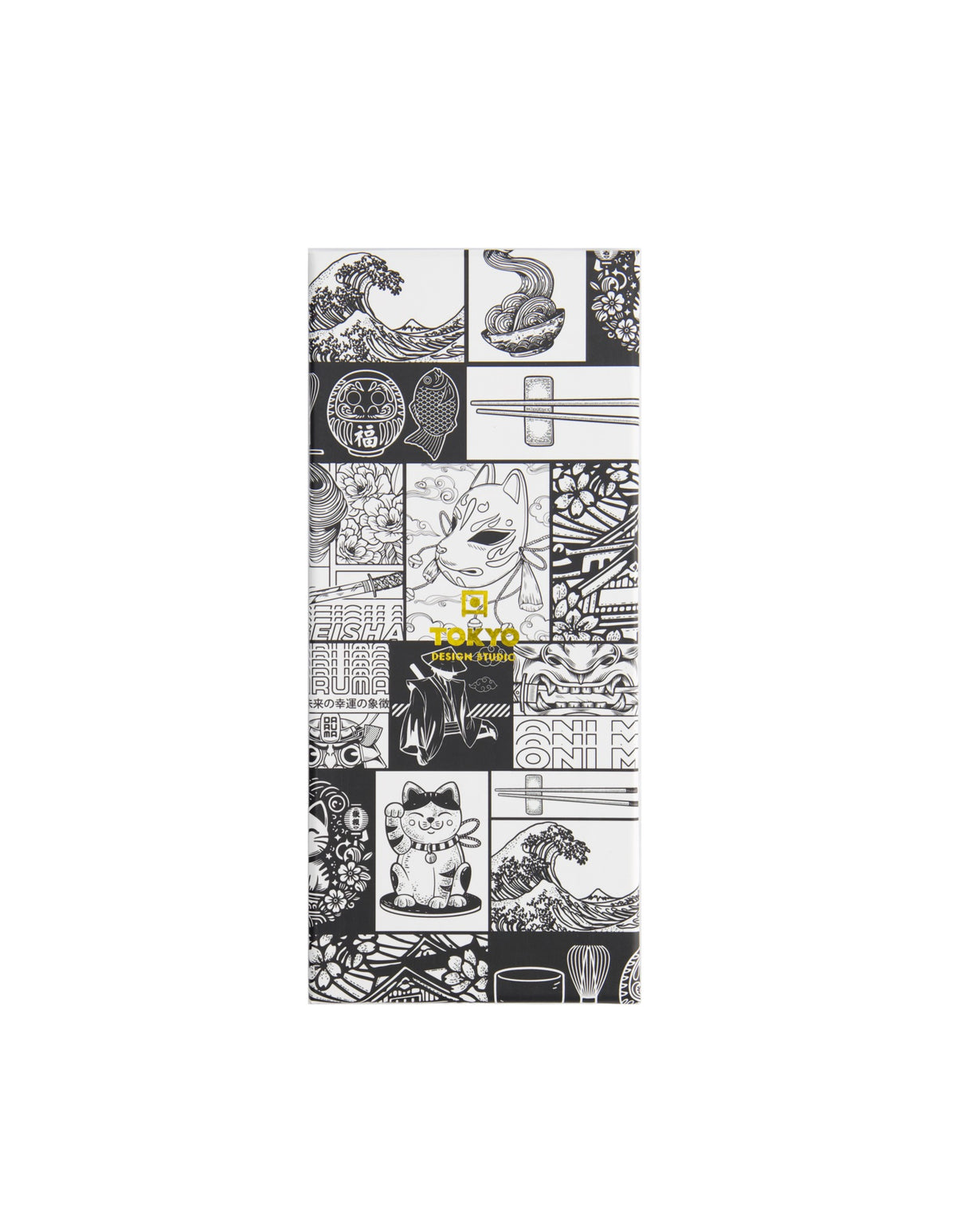 Tokyo Design Studio  Chopstick Giftset 5pc Tokyo Fan Gift Boxed