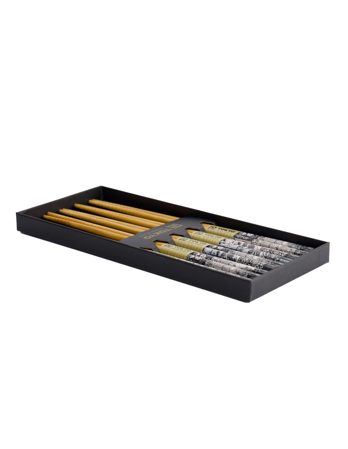 Tokyo Design Studio  Chopstick Giftset 5pc Tokyo Fan Gift Boxed