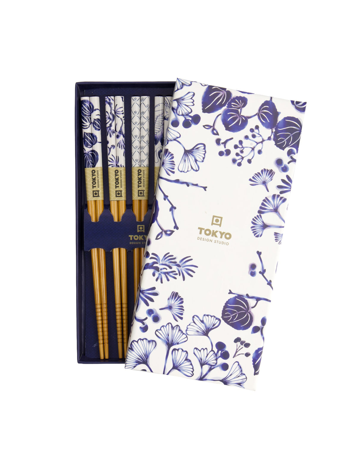 Tokyo Design Studio  Chopstick Giftset 5pc Japonica Gift Boxed