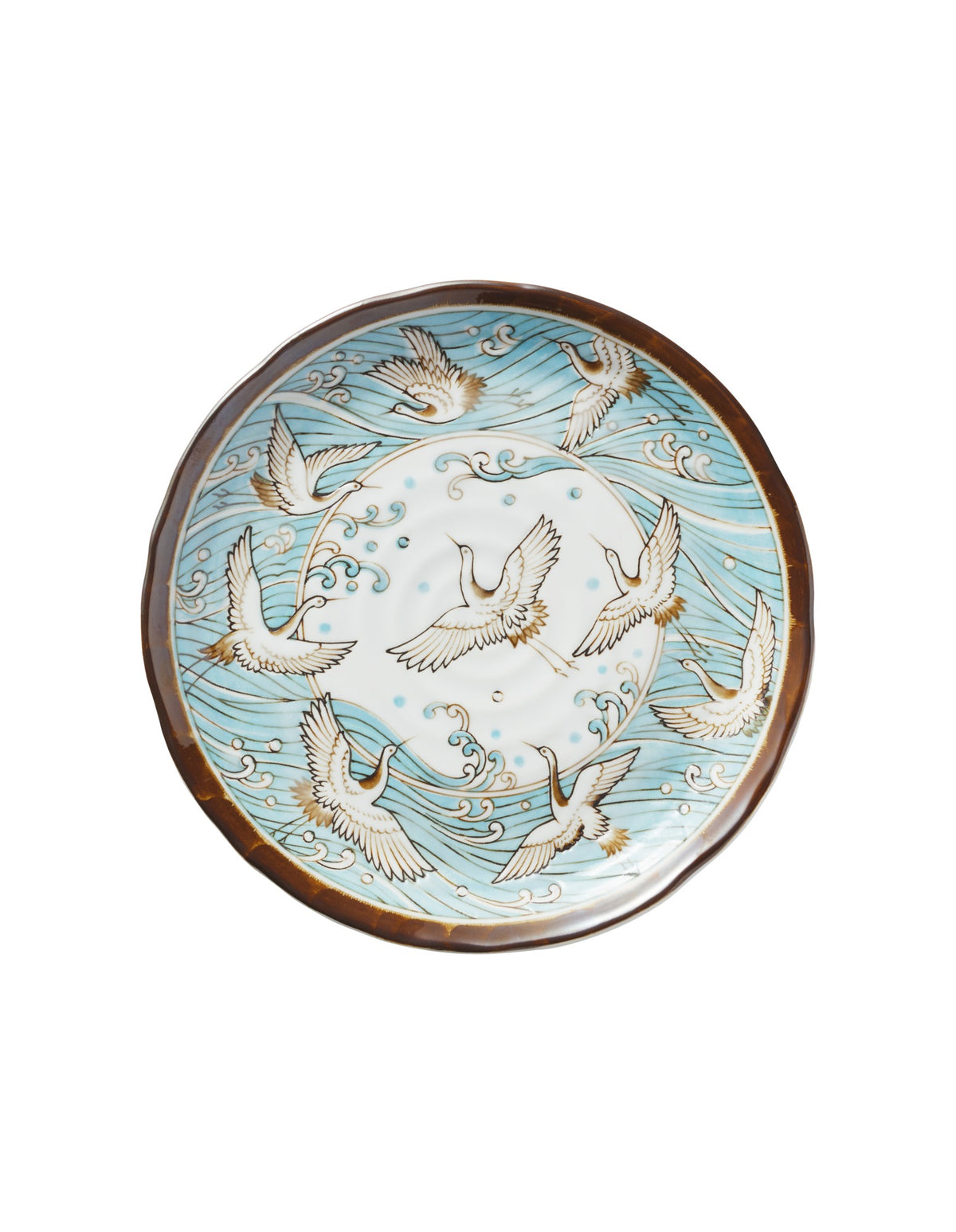 Tokyo Design Studio Crane Plate 25cm Light Blue