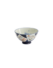 Tokyo Design Studio  Kawaii Rice Bowl 11x6cm Cat Neko Card Blue