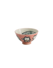 Tokyo Design Studio  Kawaii Rice Bowl 11.5x6cm Cat Neko Meow Pink