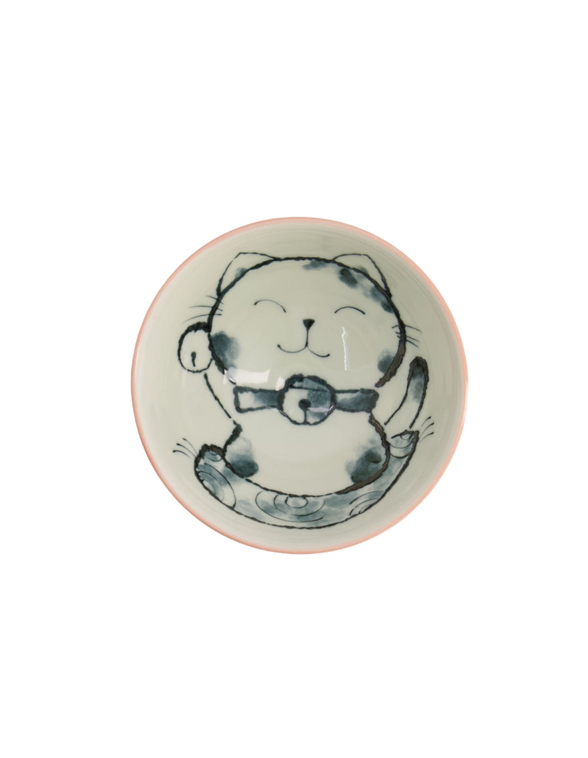 Tokyo Design Studio  Kawaii Rice Bowl 11.5x6cm Cat Neko Meow Pink