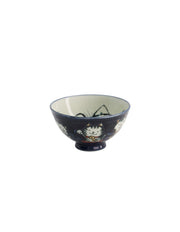 Tokyo Design Studio  Kawaii Rice Bowl 11.5x6cm Cat Neko Meow Blue