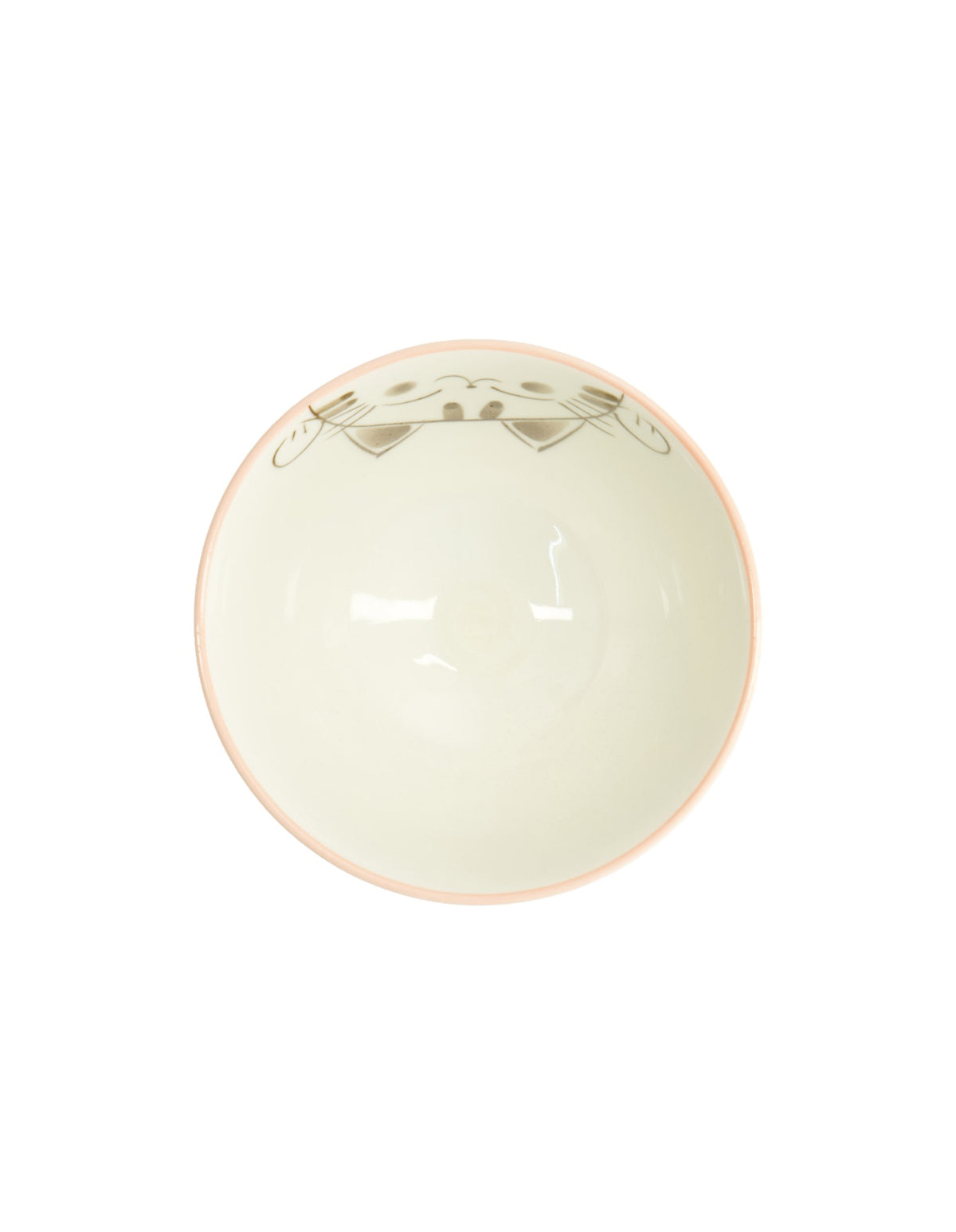 Tokyo Design Studio  Kawaii Rice Bowl 11.5x6cm Cat Neko White