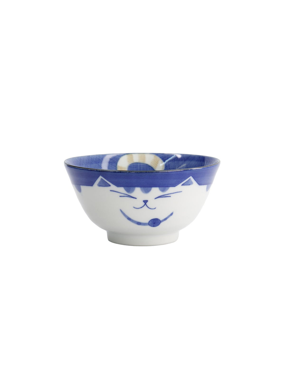 Tokyo Design Studio  Kawaii Neko Cat Tayo Bowl 13x6.5cm Blue