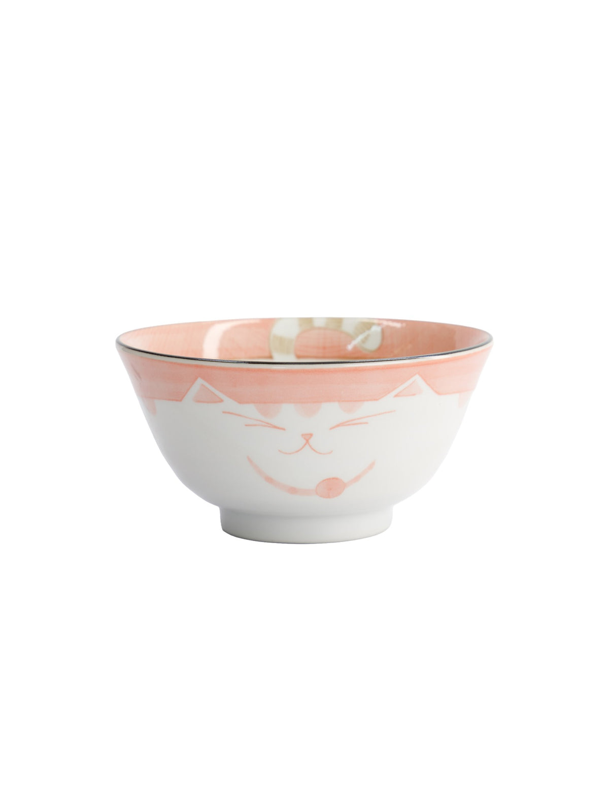 Tokyo Design Studio  Kawaii Neko Cat Tayo Bowl 13x6.5cm Pink