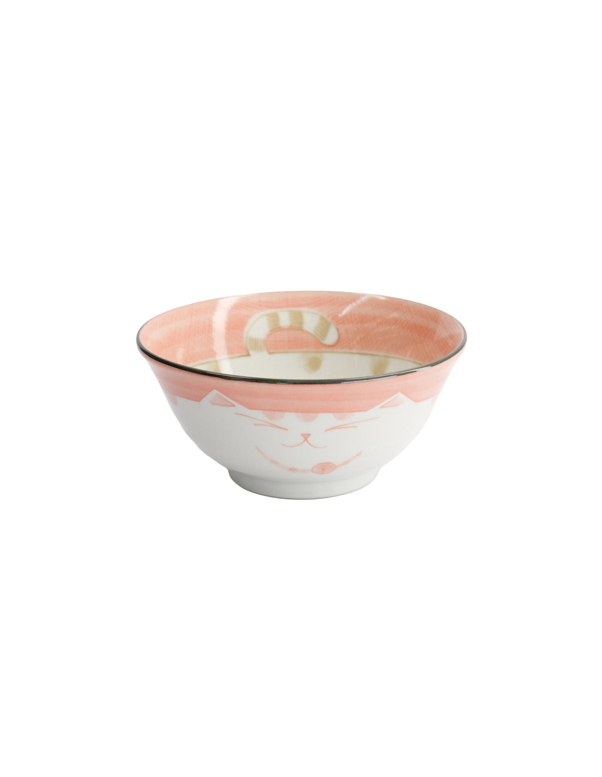 Tokyo Design Studio  Kawaii Neko Cat Tayo Bowl 15x7cm Pink