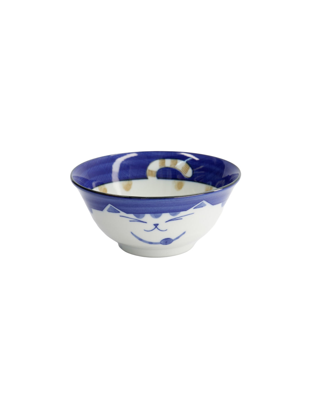 Tokyo Design Studio  Kawaii Neko Cat Tayo Bowl 15x7cm Blue