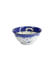Tokyo Design Studio  Kawaii Neko Cat Tayo Bowl 15x7cm Blue