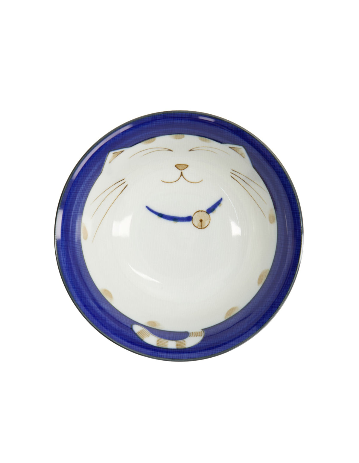 Tokyo Design Studio  Kawaii Neko Cat Tayo Bowl 15x7cm Blue