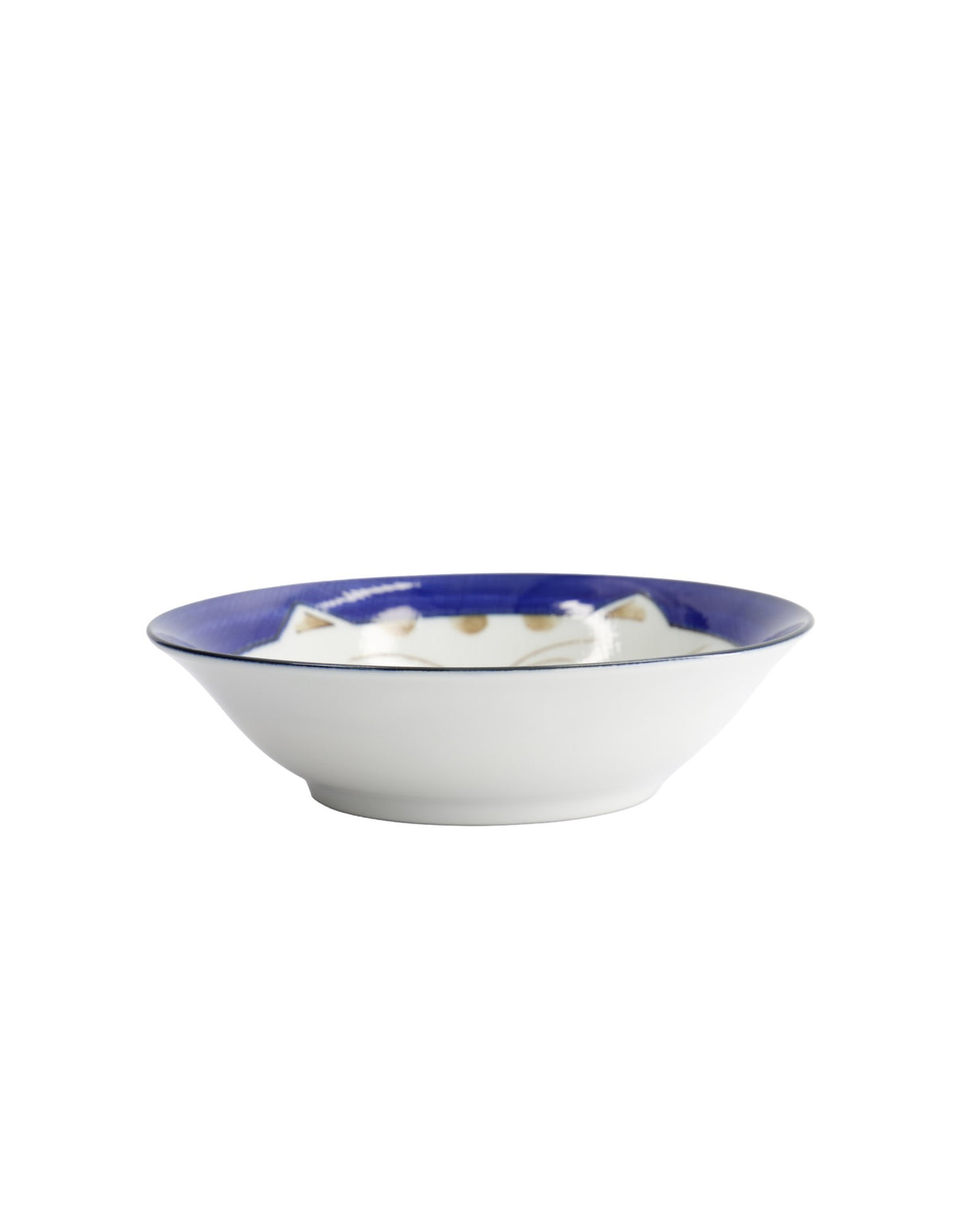 Tokyo Design Studio  Kawaii Neko Cat Bowl 16.5x5cm Blue