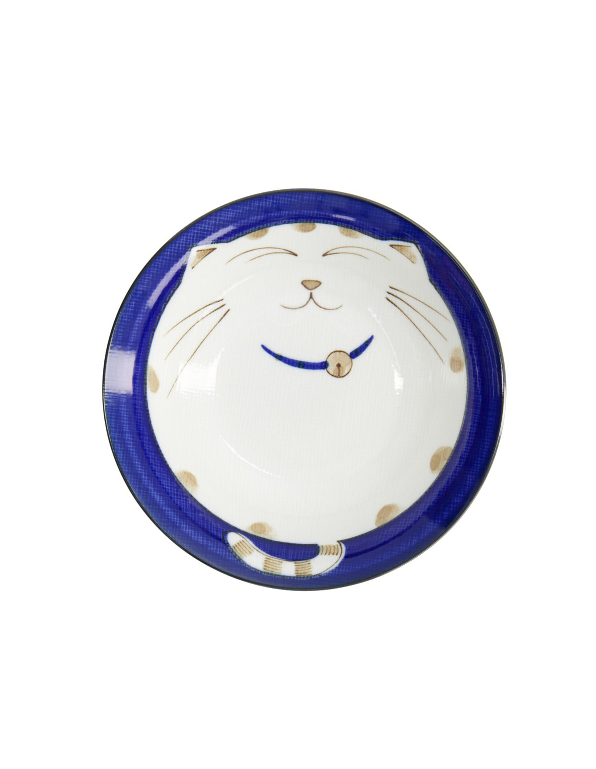 Tokyo Design Studio  Kawaii Neko Cat Bowl 16.5x5cm Blue