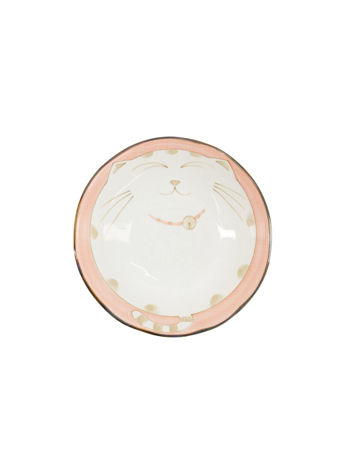 Tokyo Design Studio  Kawaii Neko Cat Bowl 16.5x5cm Pink