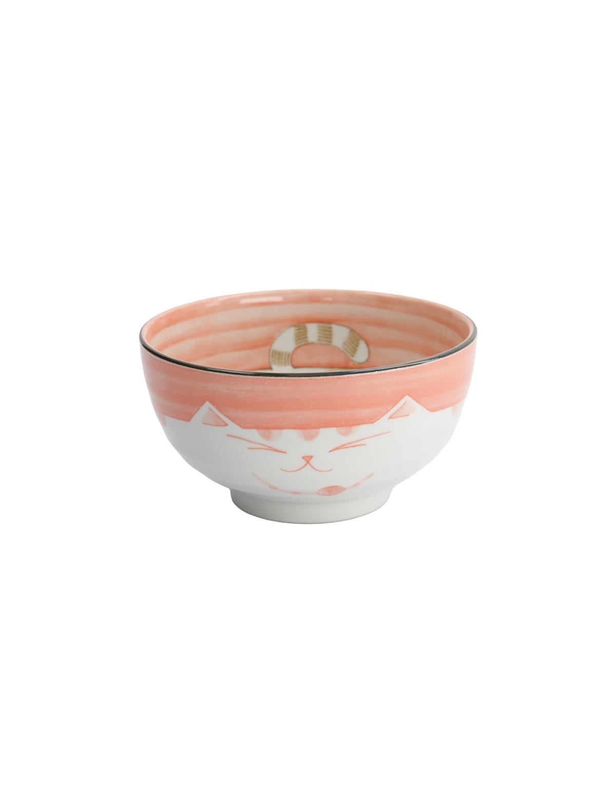 Tokyo Design Studio  Kawaii Neko Cat Bowl 16x8.5cm Pink