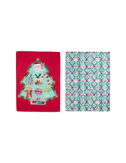 Maxwell & Williams Tis The Season Tea Towel 50x70cm Set of 2 Assorted