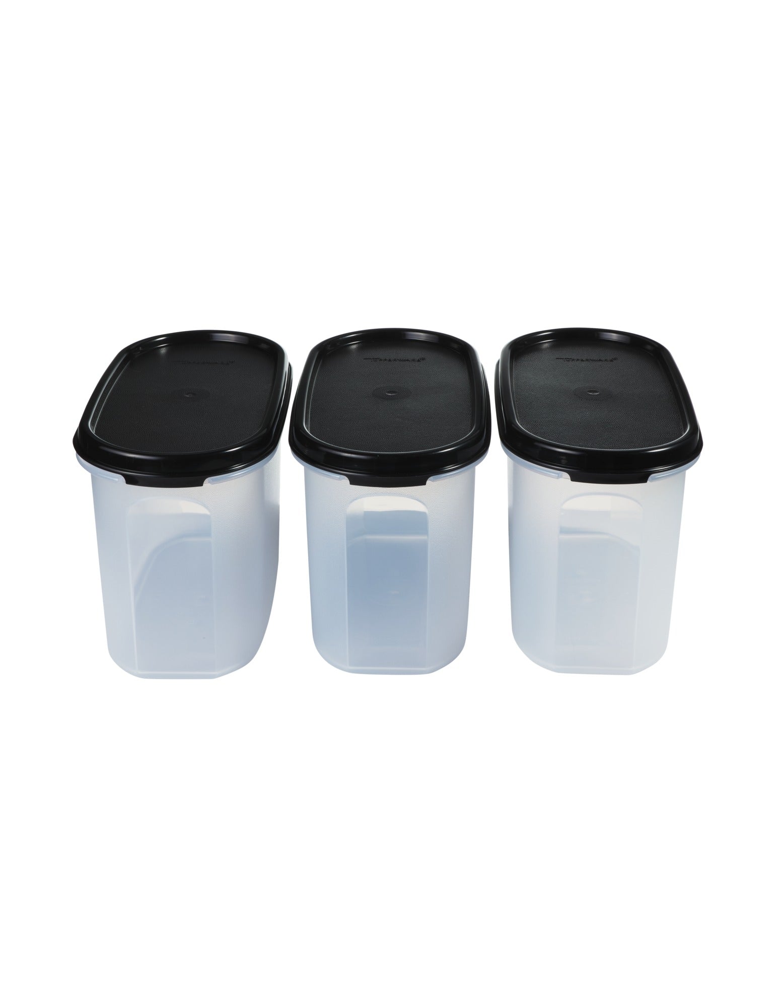 Tupperware Modular Oval Dry Food Container Set of 3 Gift Boxed
