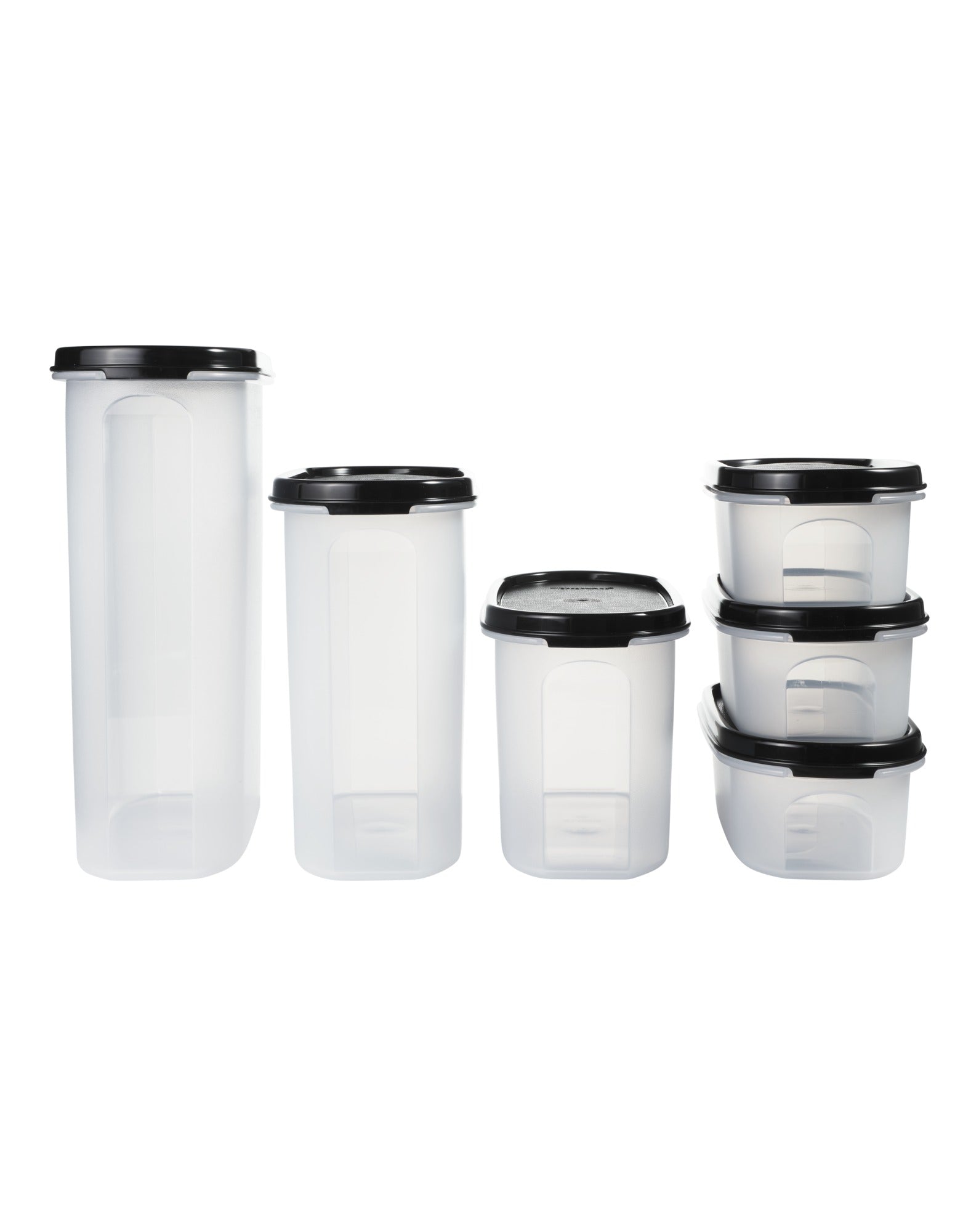 Tupperware Modular Oval Dry Food Container Set of 6 Gift Boxed