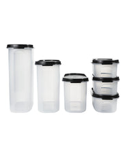 Tupperware Modular Oval Dry Food Container Set of 6 Gift Boxed