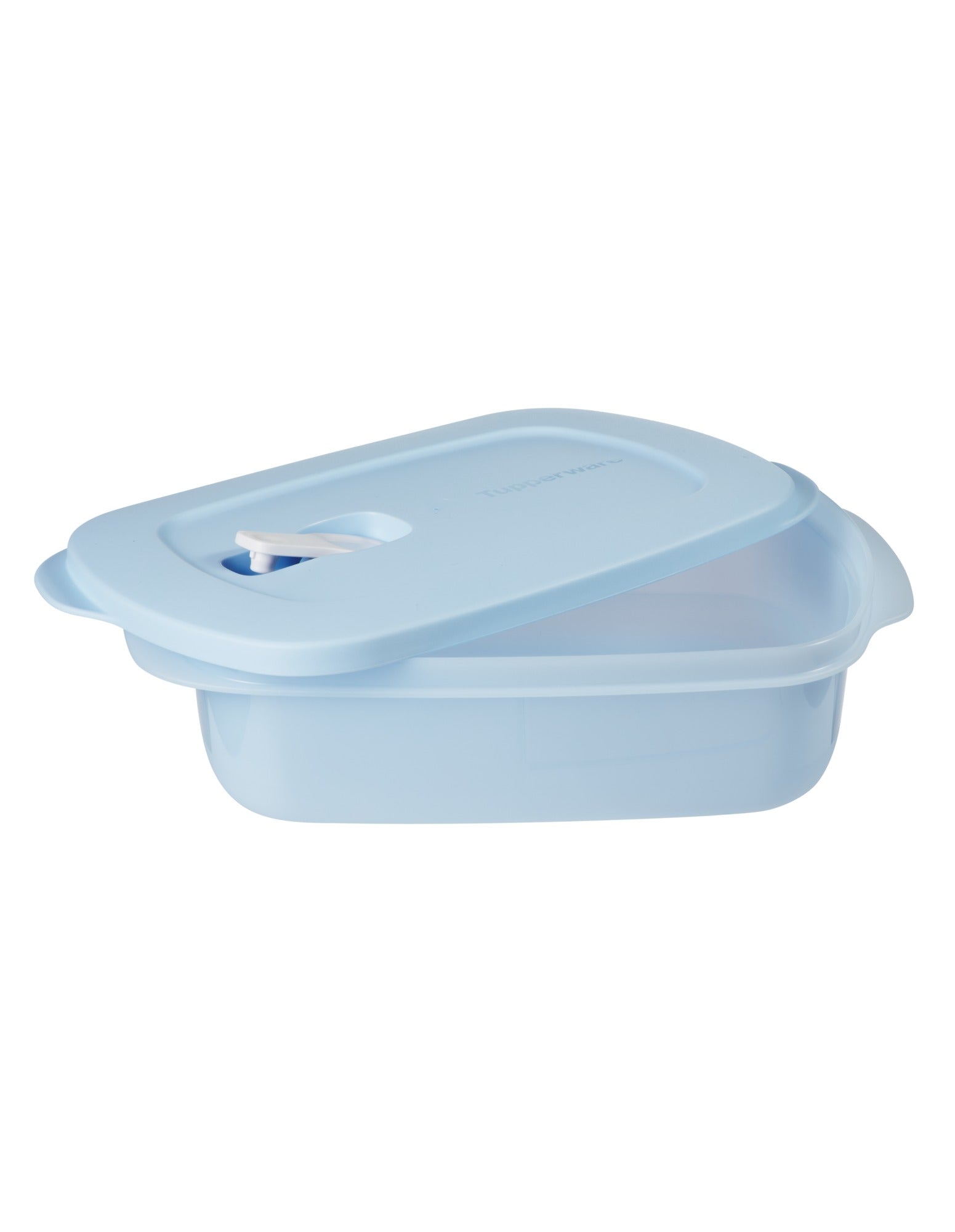 Tupperware Microwavable Rectangle Food Container 1L Blue