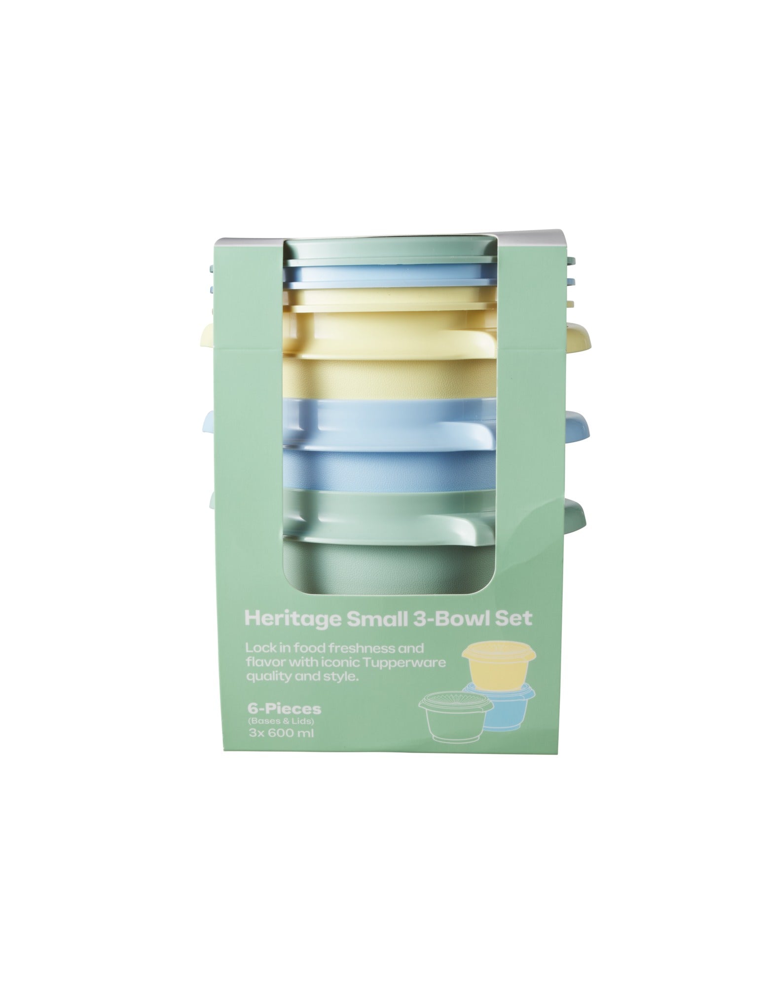 Tupperware Heritage Small Bowl Set of 3 600ML