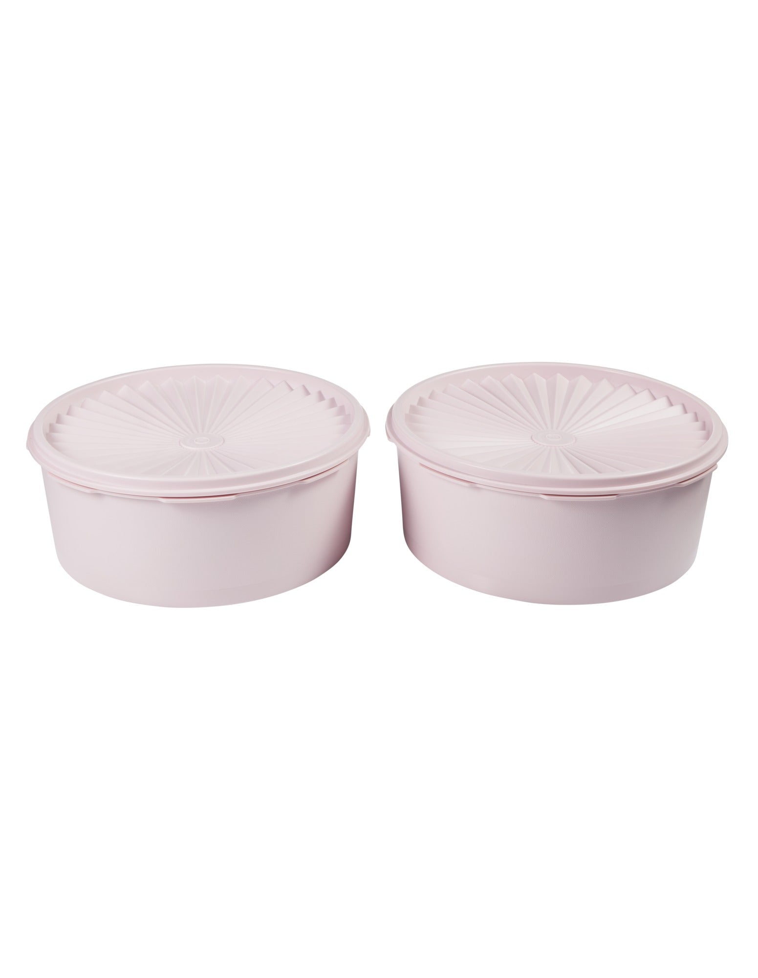 Tupperware Heritage Canister Set of 2 1.8L Pink