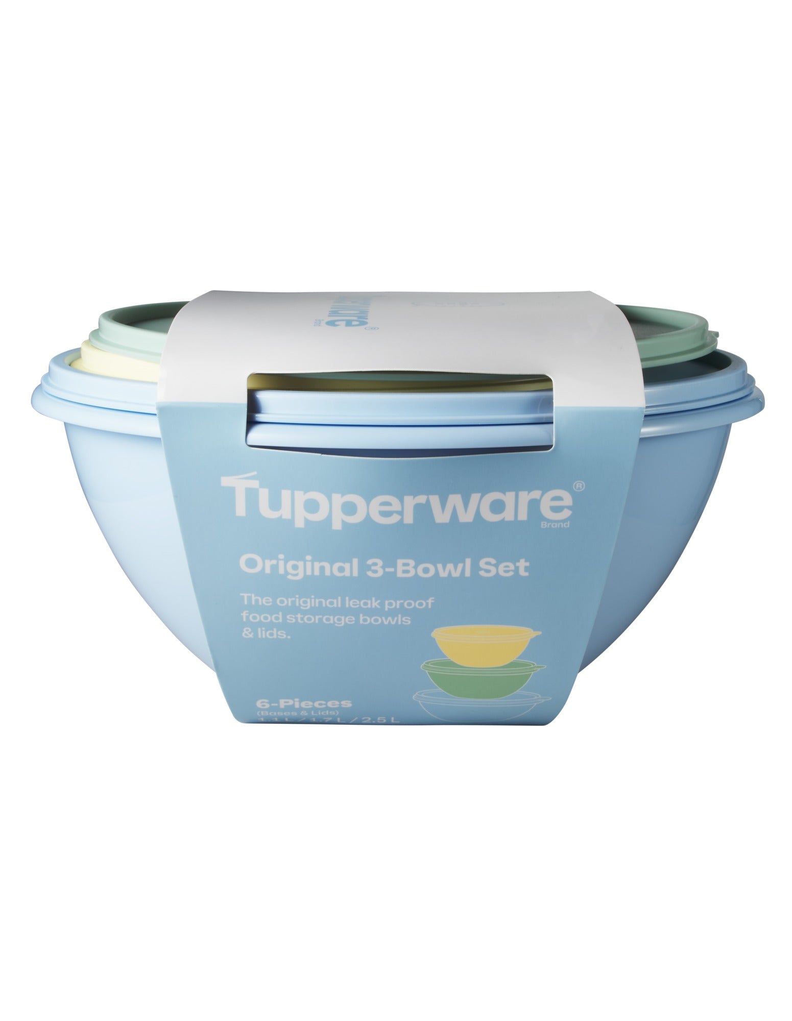 Tupperware Original Bowl Set of 3 1.1L / 1.7L / 2.5L