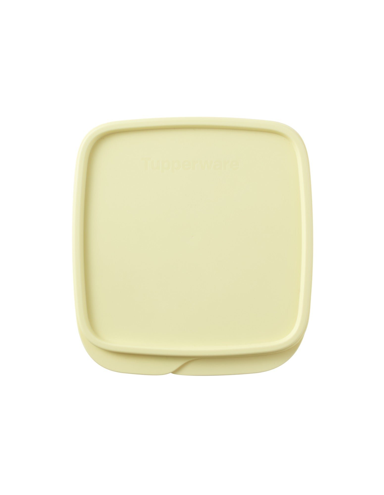 Tupperware Divided Square Lunch Box 550ML Yellow