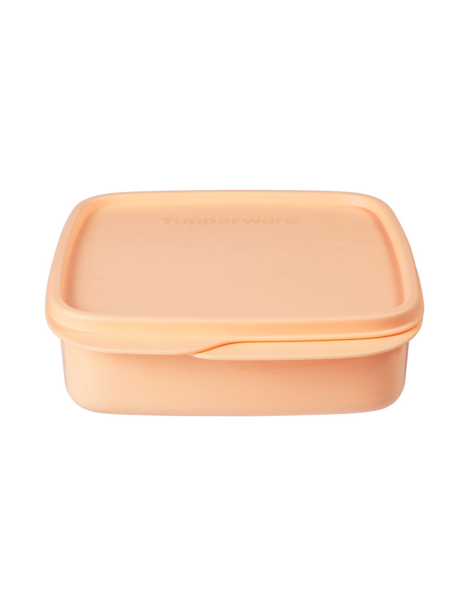Tupperware Divided Square Lunch Box 550ML Orange