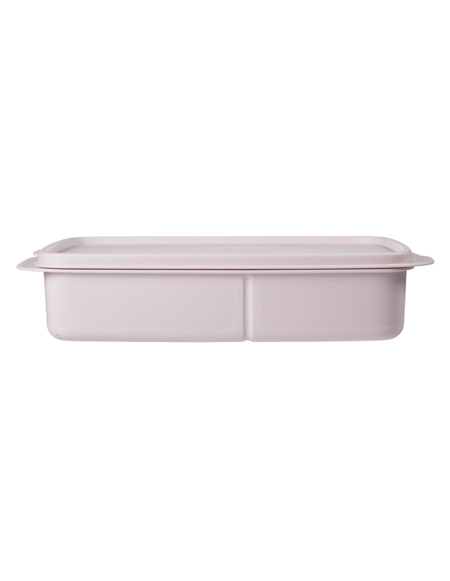 Tupperware Divided Rectangle Lunch Box 1L Pink