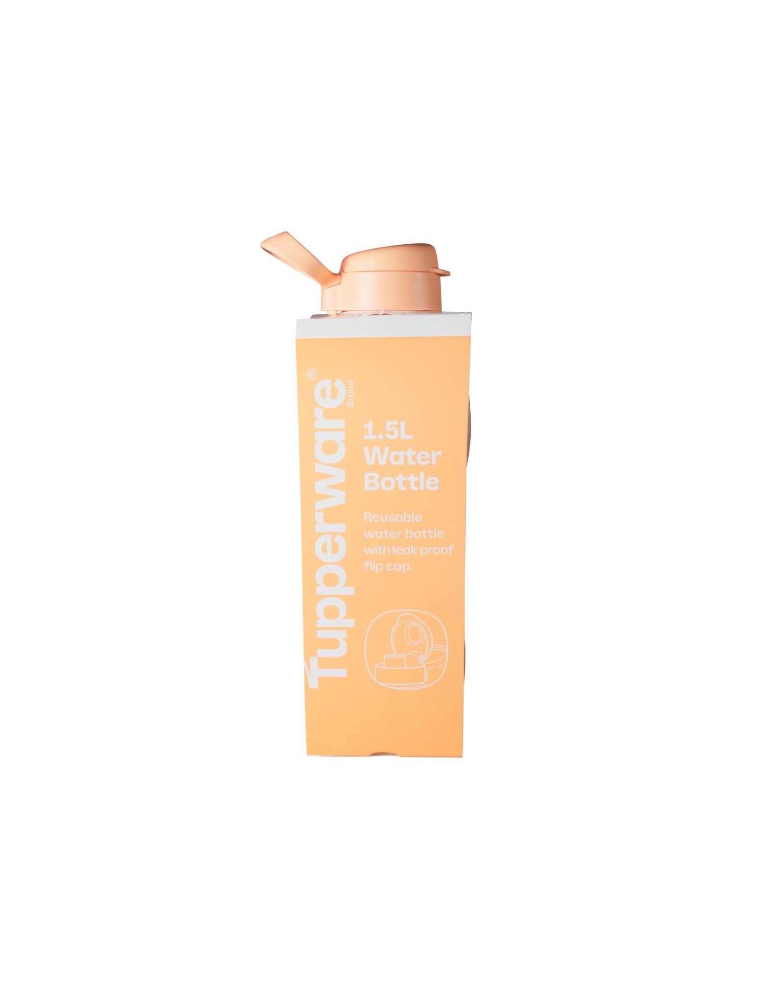 Tupperware Eco Water Bottle 1.5L Orange